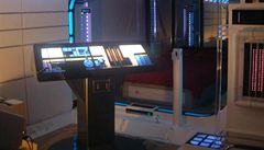 Fanoušek Star Treku si přestavěl byt na vesmírnou loď